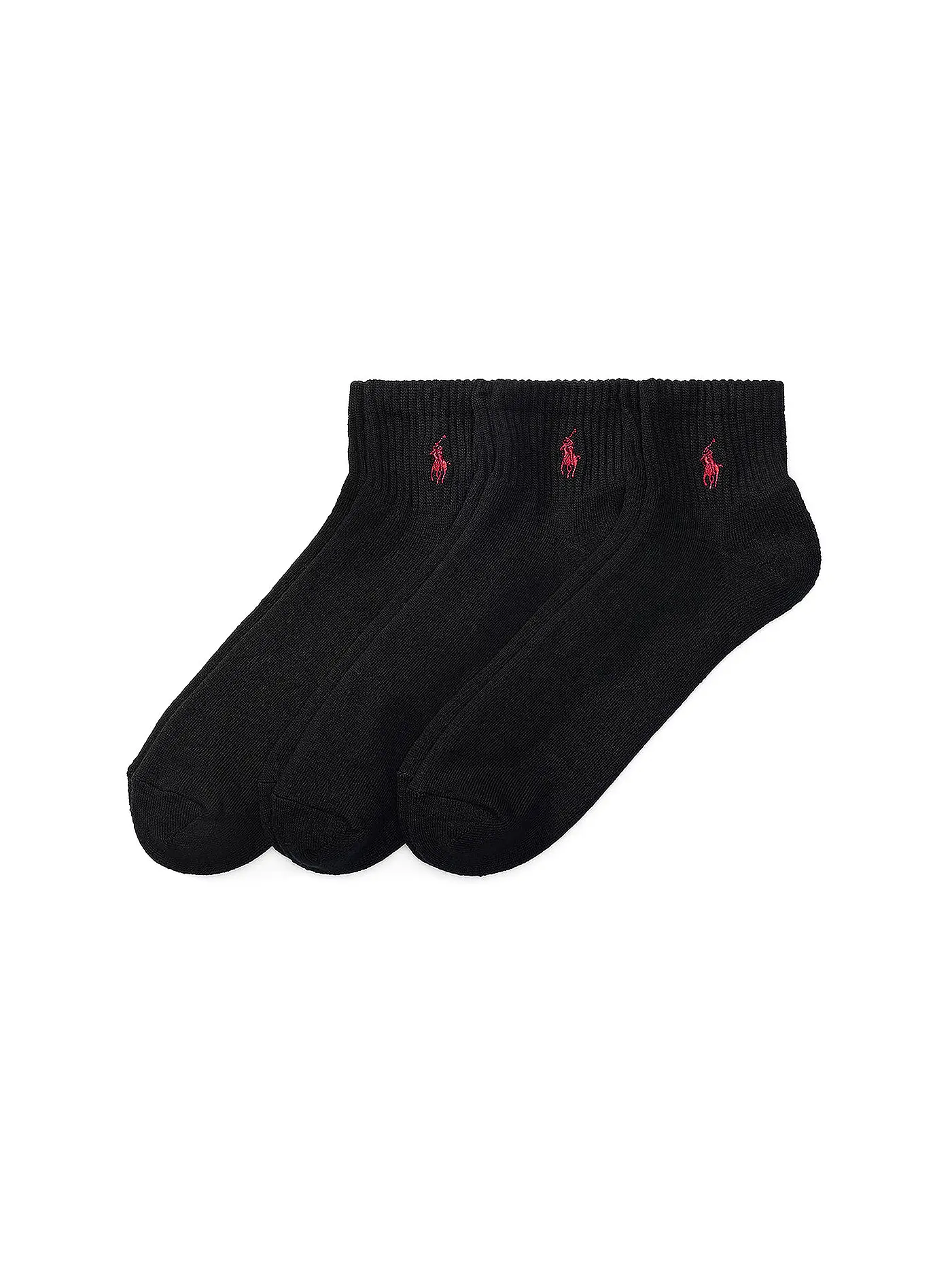 POLO RALPH LAUREN | Sneaker Socken 3er Pkg white | schwarz